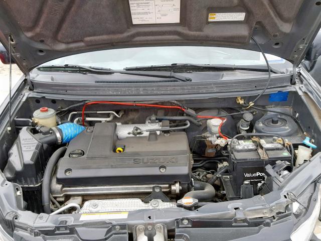 JS2RC61H245251994 - 2004 SUZUKI AERIO SX GRAY photo 7