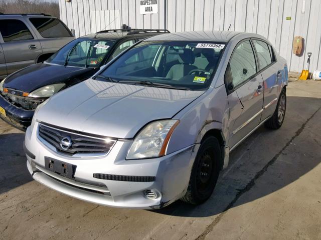 3N1AB6AP9AL632970 - 2010 NISSAN SENTRA 2.0 SILVER photo 2