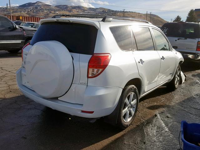 JTMBK31V175023184 - 2007 TOYOTA RAV4 LIMIT WHITE photo 4