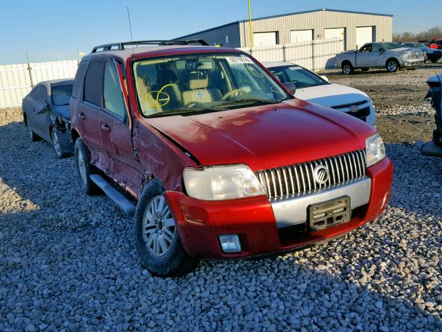 4M2YU811X7KJ16876 - 2007 MERCURY MARINER LU MAROON photo 1