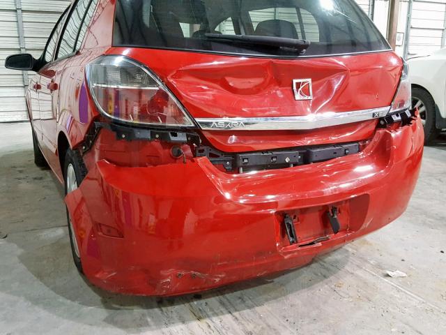 W08AR671085077857 - 2008 SATURN ASTRA XE RED photo 9