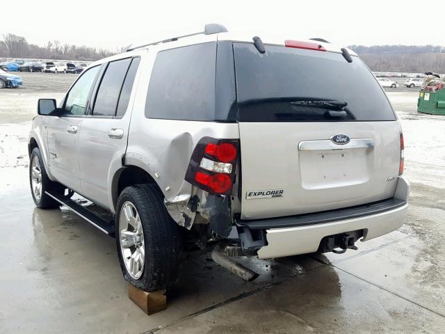 1FMEU858X8UA64229 - 2008 FORD EXPLORER L GRAY photo 3