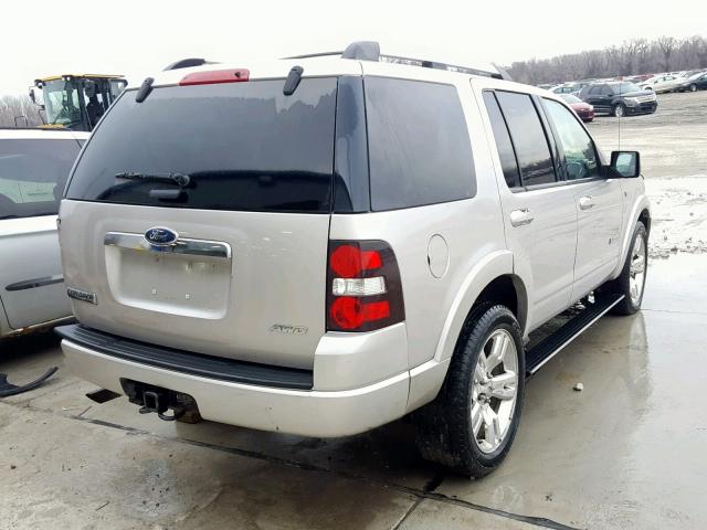 1FMEU858X8UA64229 - 2008 FORD EXPLORER L GRAY photo 4