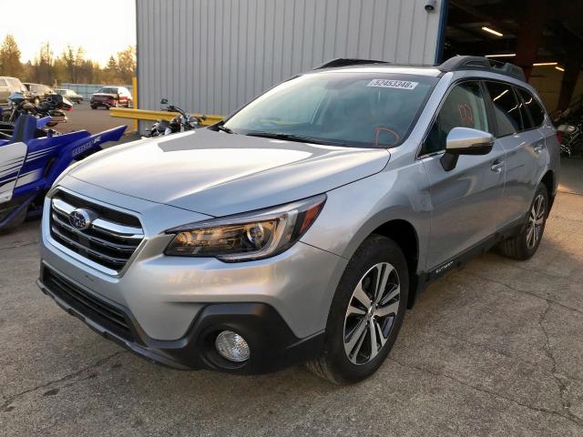 4S4BSENC3J3394219 - 2018 SUBARU OUTBACK 3. SILVER photo 2