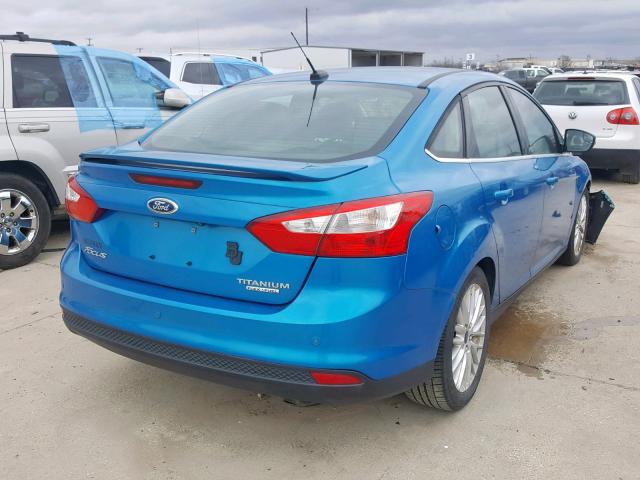 1FADP3J26EL168400 - 2014 FORD FOCUS TITA BLUE photo 4