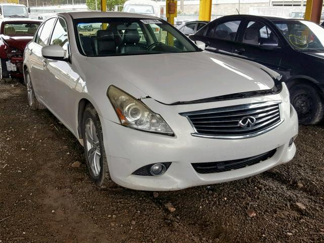 JN1CV6AP6AM408397 - 2010 INFINITI G37 BASE WHITE photo 1