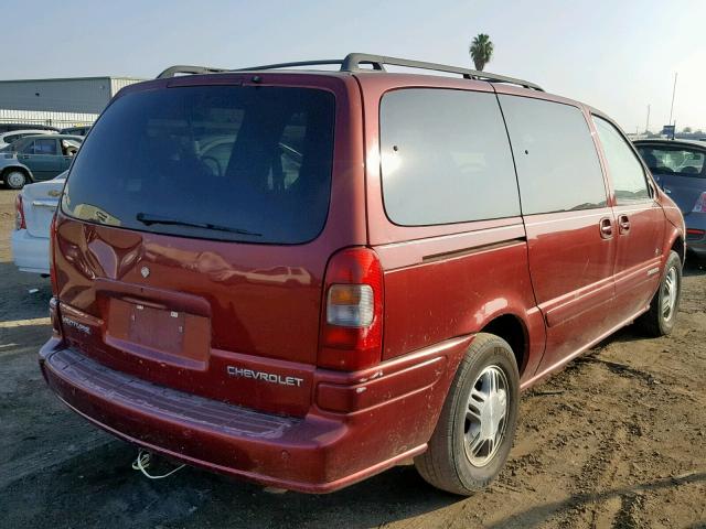 1GNDX13E92D132266 - 2002 CHEVROLET VENTURE LU RED photo 4