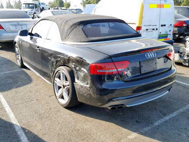 WAUVGAFH6AN019108 - 2010 AUDI S5 PRESTIG BLACK photo 3