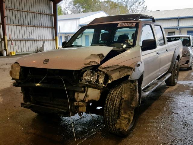 1N6ED29XX2C345220 - 2002 NISSAN FRONTIER C WHITE photo 2