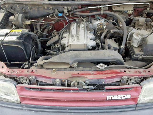 JM3LV5229M0335555 - 1991 MAZDA MPV MAROON photo 7