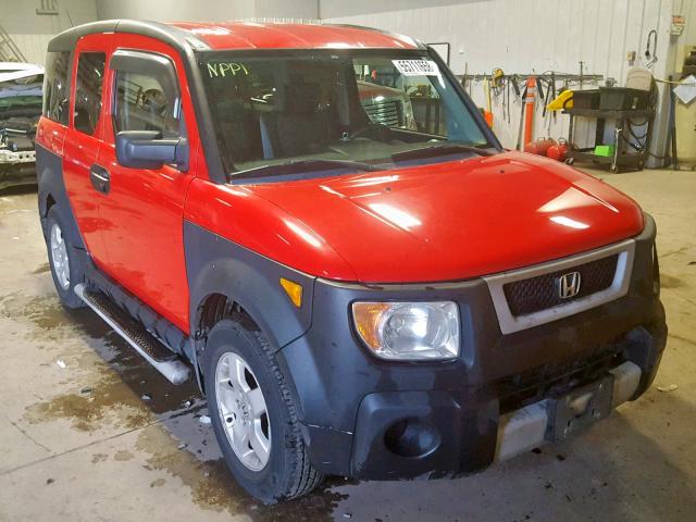 5J6YH28695L029576 - 2005 HONDA ELEMENT EX RED photo 1