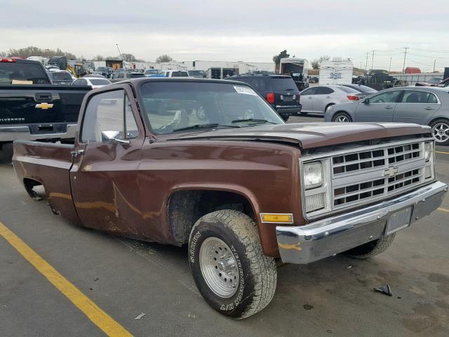 1GCCR14Z5HJ115023 - 1987 CHEVROLET R10 BROWN photo 1