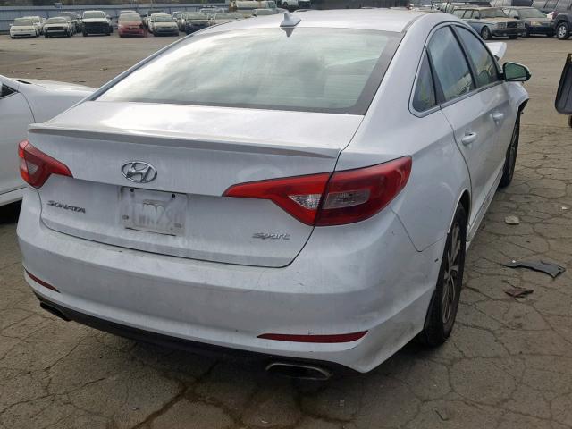 5NPE34AF8GH397090 - 2016 HYUNDAI SONATA SPO WHITE photo 4