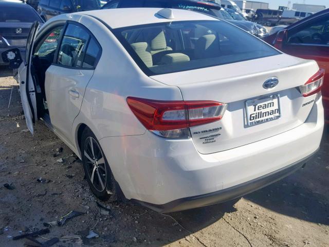 4S3GKAC60K3600422 - 2019 SUBARU IMPREZA PR WHITE photo 3