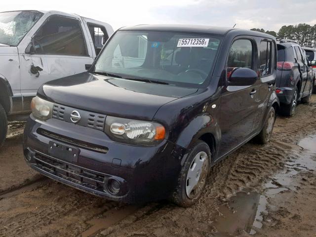 JN8AZ2KR6AT156467 - 2010 NISSAN CUBE BASE BLACK photo 2