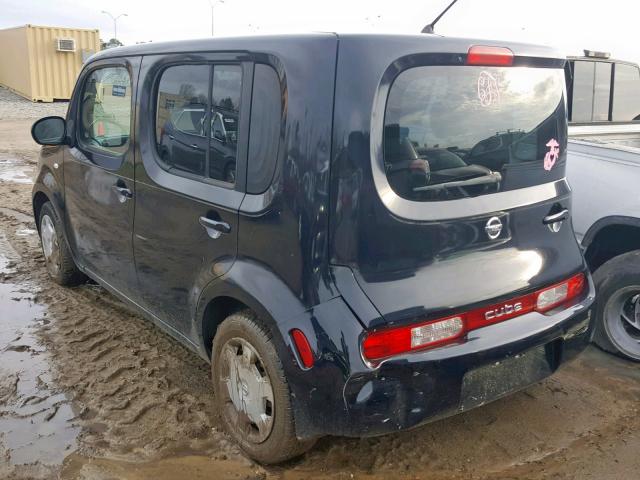 JN8AZ2KR6AT156467 - 2010 NISSAN CUBE BASE BLACK photo 3