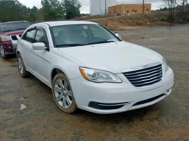 1C3CCBBB4DN600130 - 2013 CHRYSLER 200 TOURIN WHITE photo 1