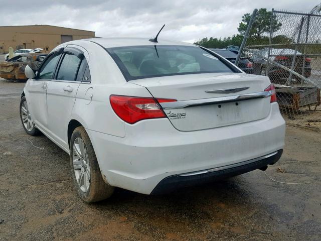 1C3CCBBB4DN600130 - 2013 CHRYSLER 200 TOURIN WHITE photo 3