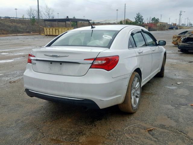 1C3CCBBB4DN600130 - 2013 CHRYSLER 200 TOURIN WHITE photo 4