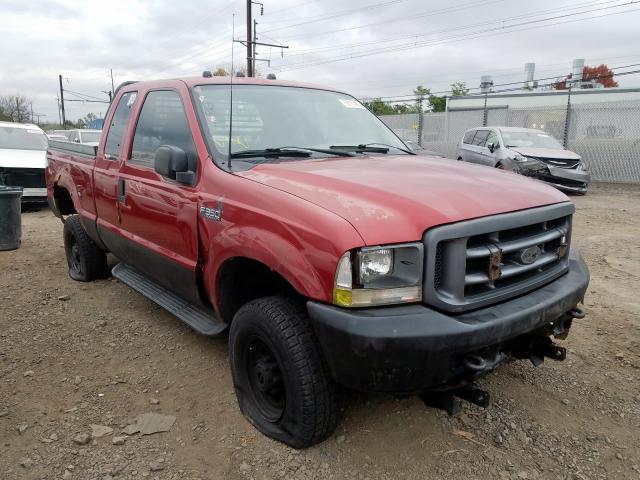 1FTSX31L43EB71565 - 2003 FORD F350 SRW S RED photo 1