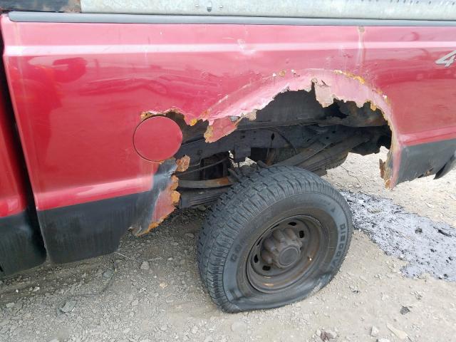 1FTSX31L43EB71565 - 2003 FORD F350 SRW S RED photo 9