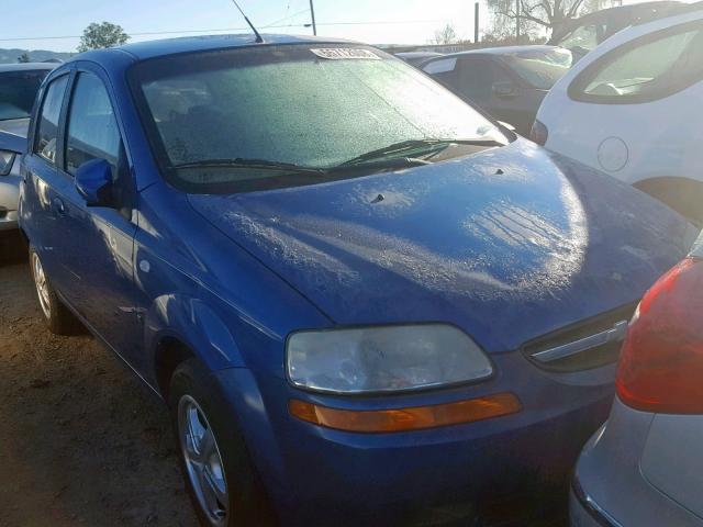 KL1TD66628B056674 - 2008 CHEVROLET AVEO BASE Көк фото 1