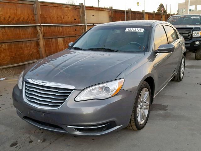 1C3CCBBB1CN124756 - 2012 CHRYSLER 200 TOURIN GRAY photo 2