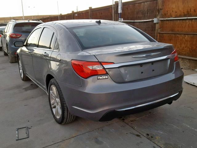 1C3CCBBB1CN124756 - 2012 CHRYSLER 200 TOURIN GRAY photo 3