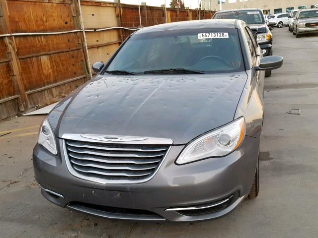 1C3CCBBB1CN124756 - 2012 CHRYSLER 200 TOURIN GRAY photo 9