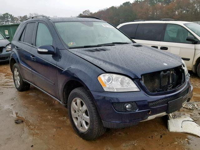 4JGBB86E07A173070 - 2007 MERCEDES-BENZ ML 350 BLUE photo 1