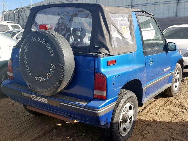 2CNBJ18U3R6920692 - 1994 GEO TRACKER BLUE photo 4