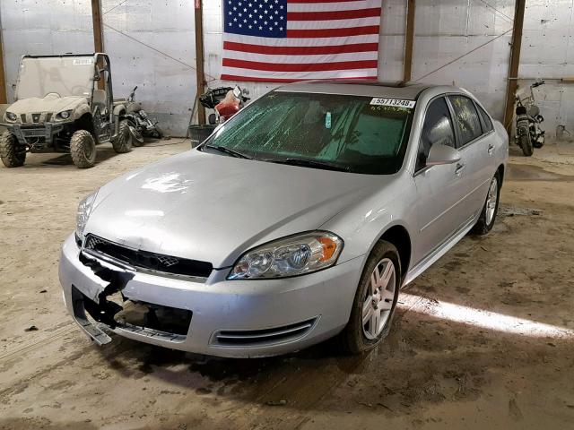 2G1WB5E38F1140730 - 2015 CHEVROLET IMPALA LIM SILVER photo 2