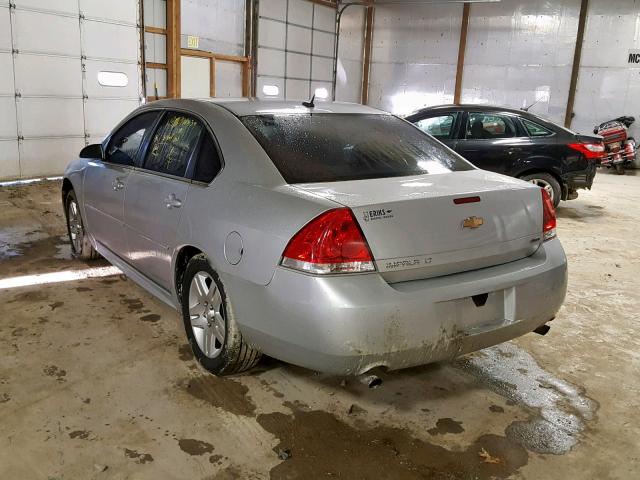 2G1WB5E38F1140730 - 2015 CHEVROLET IMPALA LIM SILVER photo 3