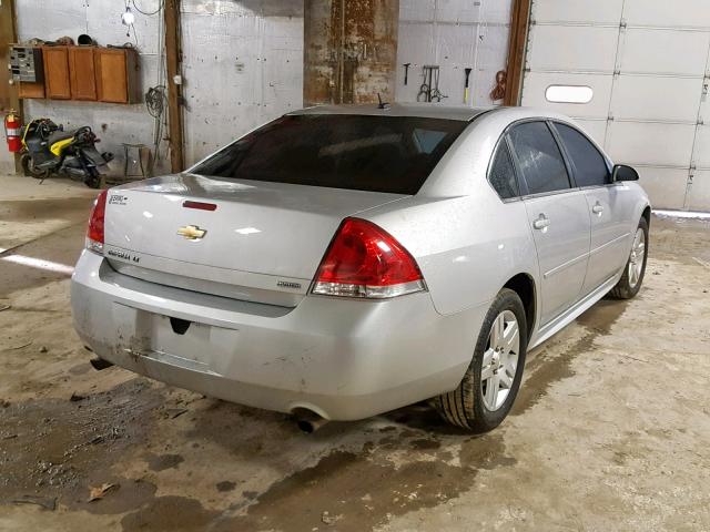 2G1WB5E38F1140730 - 2015 CHEVROLET IMPALA LIM SILVER photo 4