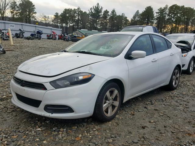 1C3CDFBA4GD591242 - 2016 DODGE DART SXT WHITE photo 2