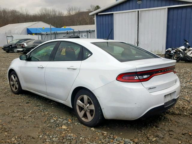 1C3CDFBA4GD591242 - 2016 DODGE DART SXT WHITE photo 3