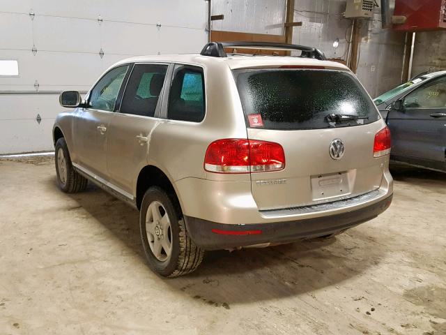 WVGBG77L75D004071 - 2005 VOLKSWAGEN TOUAREG 3. TAN photo 3