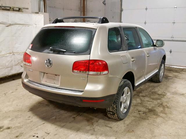 WVGBG77L75D004071 - 2005 VOLKSWAGEN TOUAREG 3. TAN photo 4