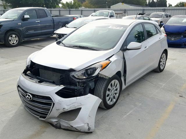 KMHD35LH4HU374912 - 2017 HYUNDAI ELANTRA GT SILVER photo 2