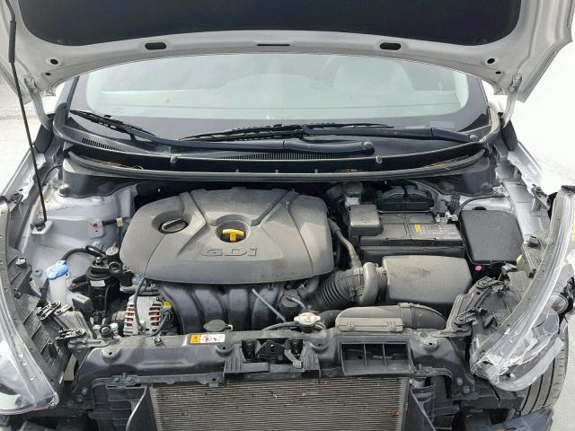 KMHD35LH4HU374912 - 2017 HYUNDAI ELANTRA GT SILVER photo 7