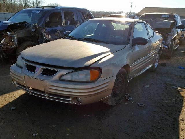 1G2NF12F32C114947 - 2002 PONTIAC GRAND AM S GOLD photo 2