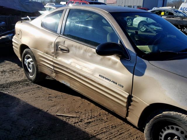 1G2NF12F32C114947 - 2002 PONTIAC GRAND AM S GOLD photo 9