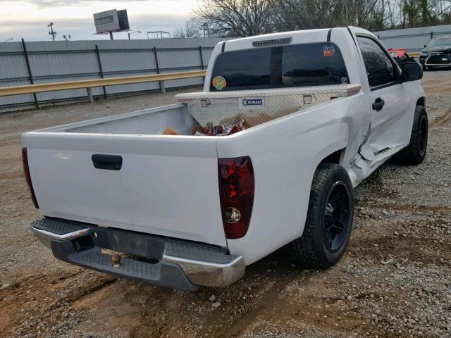 1GTCS148368248931 - 2006 GMC CANYON WHITE photo 4