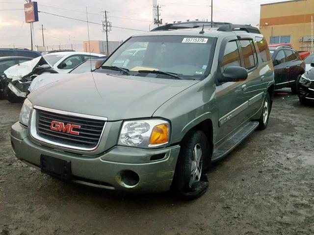 1GKET16S846203236 - 2004 GMC ENVOY XL GREEN photo 2