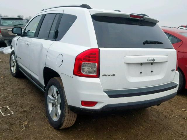 1J4NF1FBXBD239404 - 2011 JEEP COMPASS SP WHITE photo 3
