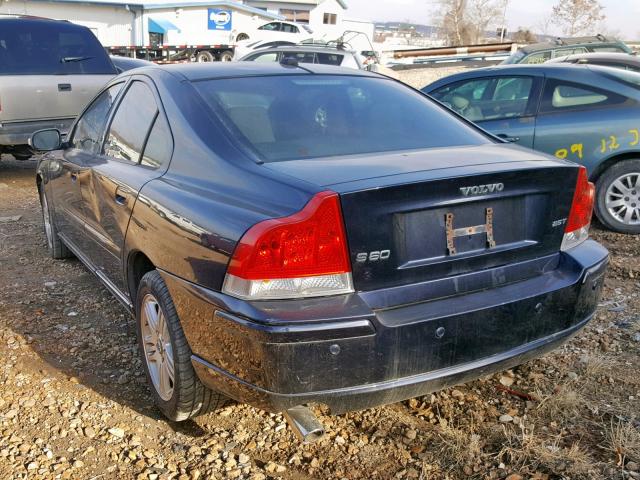 YV1RS592772618993 - 2007 VOLVO S60 2.5T BLUE photo 3