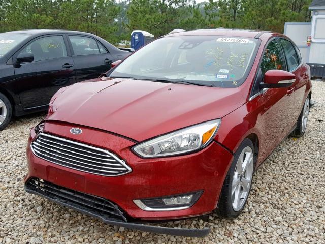 1FADP3N26GL274407 - 2016 FORD FOCUS TITA RED photo 2