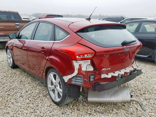 1FADP3N26GL274407 - 2016 FORD FOCUS TITA RED photo 3