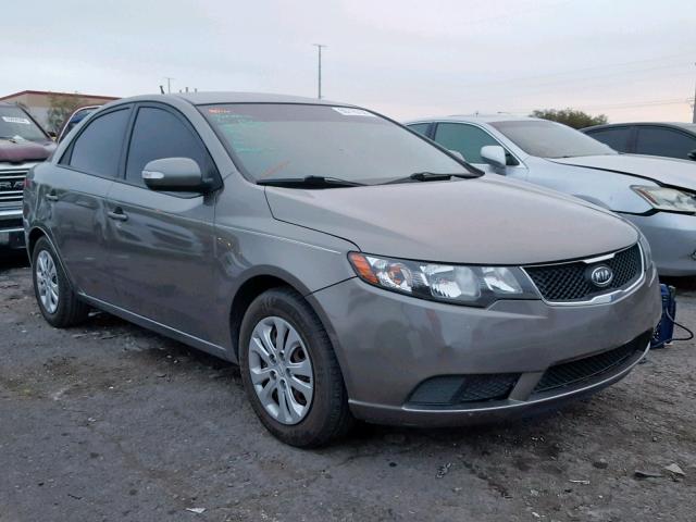 KNAFU4A21A5078648 - 2010 KIA FORTE EX GRAY photo 1