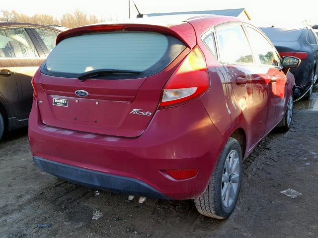 3FADP4EJ0BM129433 - 2011 FORD FIESTA SE PURPLE photo 4